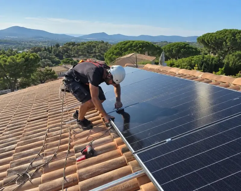 Installateur panneaux solaires Saussan — pose photovoltaïque sur toiture