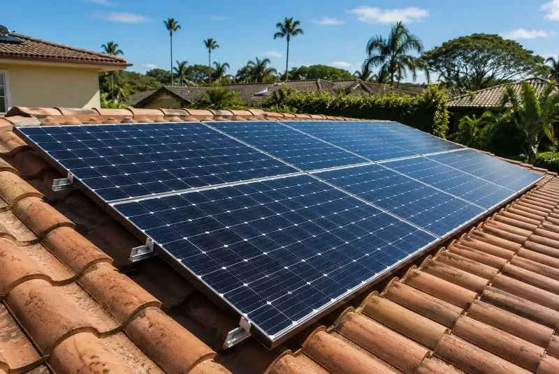 Installation de panneaux solaires à Saussan
